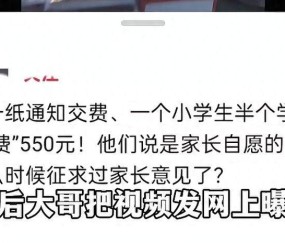 九游电脑版平台-家长拒交550班费续：孩子被调最后一排，老师听到自己女儿名怕了